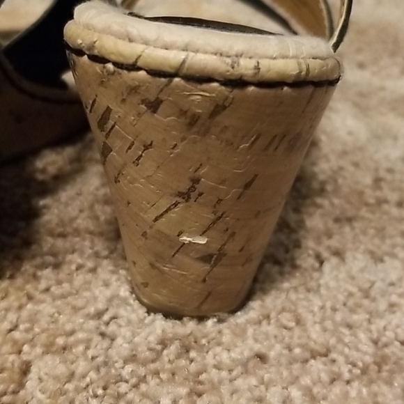 b.o.c. Black Cork Wedge by Born - Picture 5 of 6